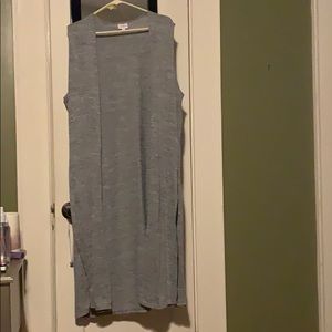 LulaRoe long, sleeveless cover up. Gently worn.